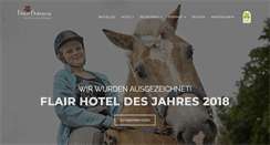 Desktop Screenshot of flairhotel-hubertus.de
